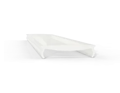 Abdeckkappe Opal für Aluminiumprofile - 2020mm
