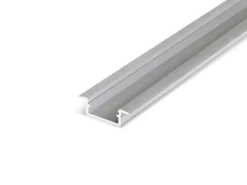 Aluminium Einbau U-Profil flach Silber - 1000x9x12mm