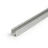 Aluminium Leuchtband Profil Silber - 1000*16*12 mm - U-Profil hoch