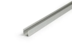 Aluminium Leuchtband Profil Silber - 1000*16*12 mm - U-Profil hoch