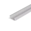 Aluminium Leuchtband Profil Silber - 1000*9*12mm - U-Profil flach