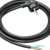 Anschlusskabel - 3 Meter Schwarz - H03VV-F 3G0,75