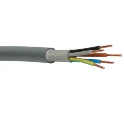 Außenkabel XMvK - 100m 5x 2.5mm2 mit grauer Isolierung rund