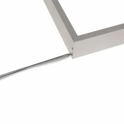 Aufputz Deckenrahmen - 120x30cm - Alu Silber | 55MM Geeignet für LED Seitenbeleuchtungs panelen