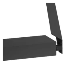 Aufputz-Klickrahmen Schwarz - für LED-Panels - 60x60 cm | Deckenrahmen für Backlit- und Sidelit-Paneele