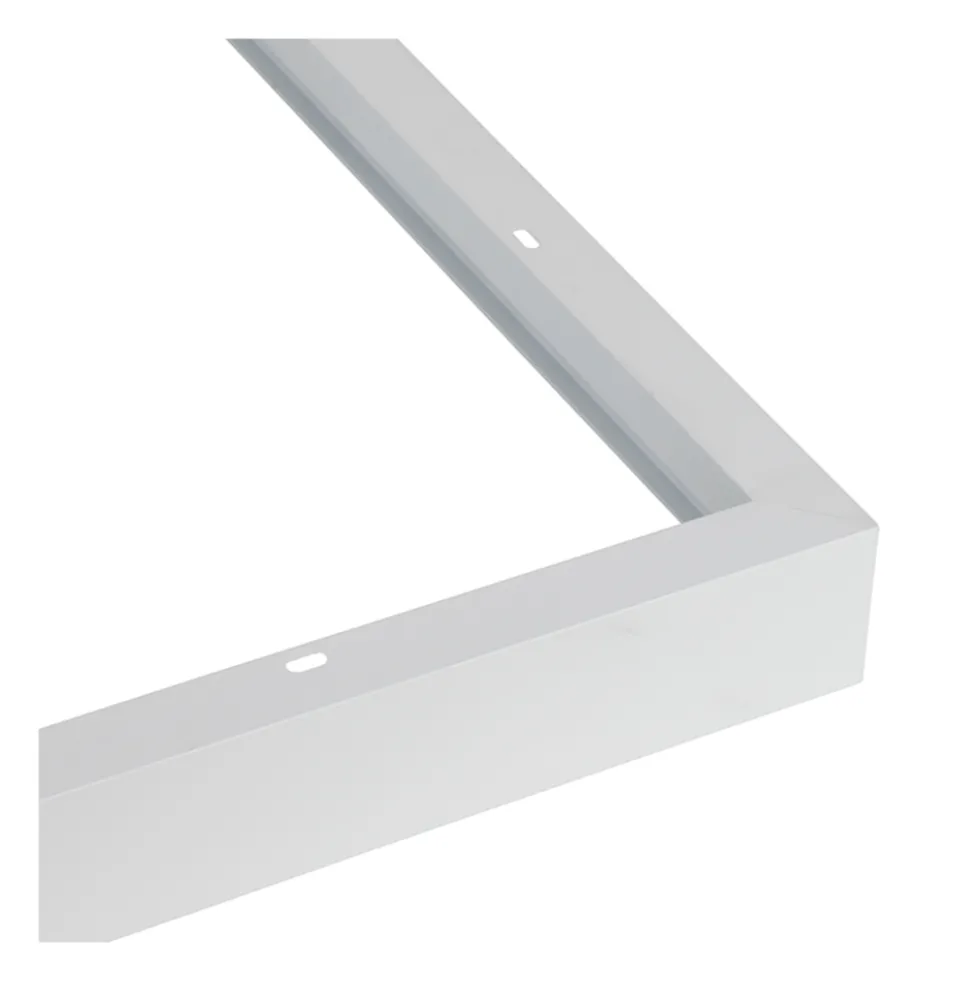 Aufputz-Klickrahmen Weiss - für LED-Panels - 60x60 cm - 70mm hoch | Deckenrahmen für Backlit- und Sidelit-Paneele