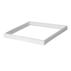Aufputz-Klickrahmen Weiss - für LED-Panels - 62x62 cm - 68mm hoch | Geeignet für Backlit- und Sidelit-Paneele