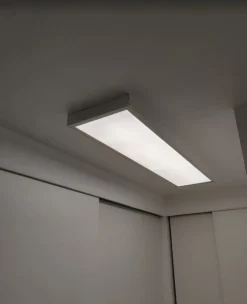 Aufputz-Klickrahmen Weiß - 120x60 cm | 42MM Schraublose Befestigung Decken montage - Geeignet für LED panelen