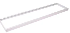 Aufputz-Klickrahmen Weiß - 120x30 cm | 42MM Schraublose Befestigung Decken montage - Geeignet für LED panelen
