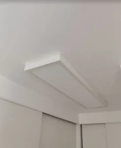 Aufputz-rahmen Weiss - für LED-Panels -120x30 cm | Schraubbar - 68mm hoch - Deckenrahmen für Backlit- und Sidelit-Paneele