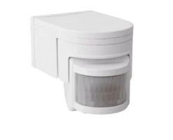 Bewegungssensor Außenbereich 160° - IP44 - PIR Infrarot Bewegungsmelder - 230V max. 1200W - weiß