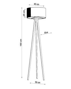 Bodenleuchte AUSTIN 2 - 1x E27 Fassung - max. 60W - exkl. LED's