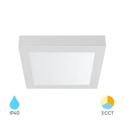 Braytron LED Plafondlamp 12W - 1120lm CCT Weiß Quadratisch