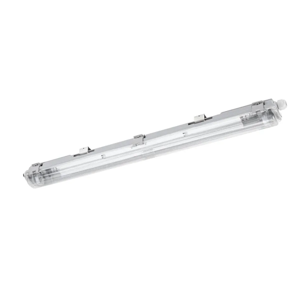 60cm LED Halterung IP65 + 1 LED High Lumen Leuchtstoffröhre 10W - 4000K 840 Neutralweiß - Komplettset