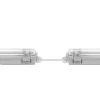 60cm LED Halterung IP65 + 2 Standard LED Leuchtstoffröhren 10W pro Röhre - 3000K 830 Warmweiß - Komplettset