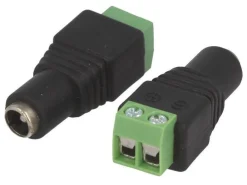 DC Power Jack Verbinder Adapter weiblich mit Schraubklemmen, DC Größe: 2,1x5,5mm