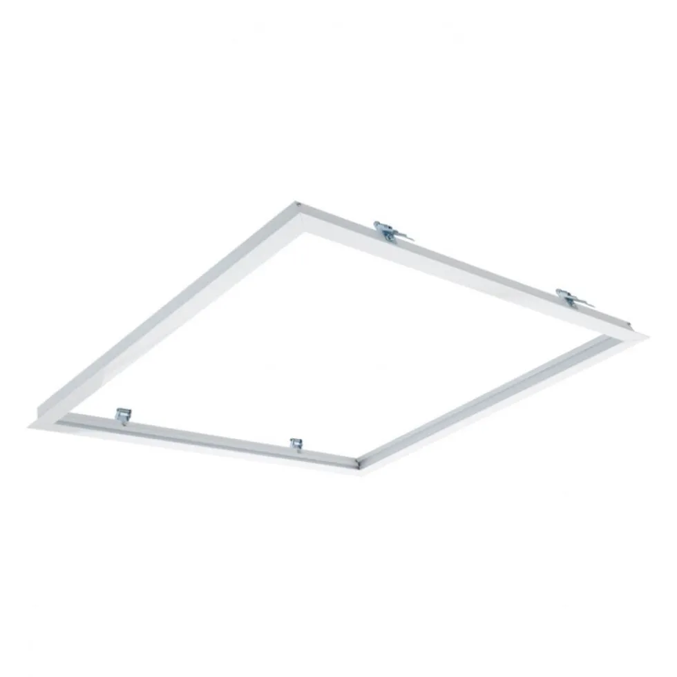 Decken Einbaurahmen System - 60x60cm - Weiß - Aluminium
