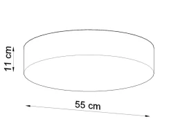 Deckenspot ARENA 55 Grau - 4x E27 Fassung - max. 4x60W - exkl. LED's