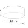 Deckenspot ARENA 35 Schwarz - 2x E27 Fassung - max. 2x60W - exkl. LED's