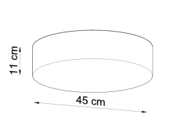 Deckenspot ARENA 45 Schwarz - 3x E27 Fassung - max. 3x60W - exkl. LED's