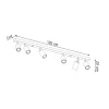 Deckenspot BERG 6 Holz Natur - 6x GU10 Fassung - max. 6x40W - exkl. LED's