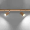 Deckenspot BERG 4 Holz Natur - 4x GU10 Fassung - max. 4x40W - exkl. LED's