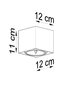 Deckenspot BLAKE Schwarz - 1x GU10 / ES111 Fassung - max. 40W - exkl. LED's