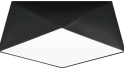 Deckenspot HEXA 35 Schwarz - 2x E27 Fassung - max. 2x60W - exkl. LED's