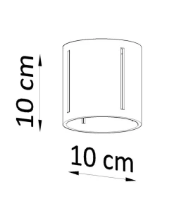 Deckenspot INEZ Schwarz - 1x G9 Fassung - max. 40W - exkl. LED's