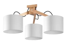Deckenspot LEGNO 3 Natur Holz - 3x E27 Fassung - max. 3x60W - exkl. LED's