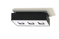 Deckenspot MONO 3 Schwarz - 3x GU10 Fassung - max. 3x40W - exkl. LED's