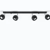 Deckenspot OCULARE 4L Schwarz - 4x GU10 Fassung - max. 4x40W - exkl. LED's