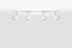 Deckenspot OCULARE 4L Weiß - 4x GU10 Fassung - max. 4x40W - exkl. LED's