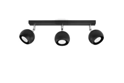 Deckenspot OCULARE 3 Schwarz - 3x GU10 Fassung - max. 3x40W - exkl. LED's