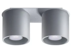 Deckenspot ORBIS 2 Grau - 2x GU10 Fassung - max. 2x40W - exkl. LED's