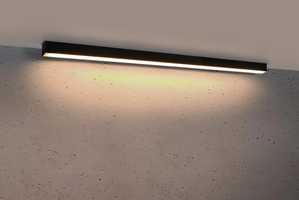 Deckenspot PINNE 117 Schwarz - 31W - 5100Lm - 3000K Warmweiß