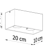 Deckenspot QUAD Grau - 2x GU10 Fassung - max. 2x40W - exkl. LED's