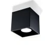 Deckenspot QUAD 1 Schwarz - 1x GU10 Fassung - max 40W - exkl. LED's