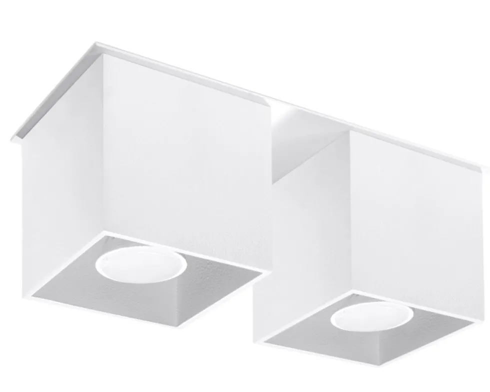 Deckenspot QUAD 2 Weiß - 2x GU10 Fassung - max. 2x40W - exkl. LED's