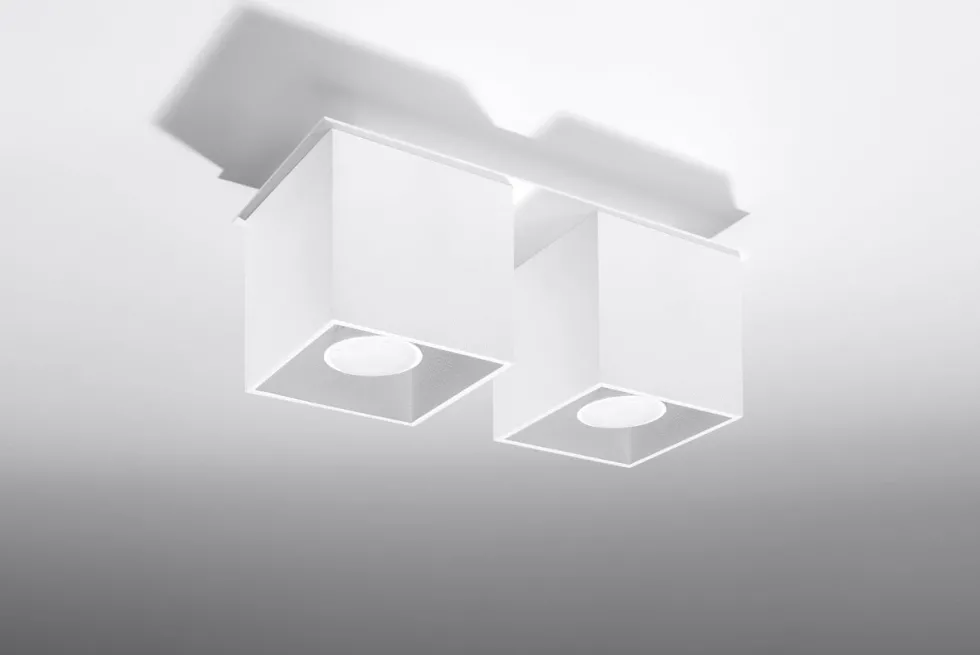 Deckenspot QUAD 2 Weiß - 2x GU10 Fassung - max. 2x40W - exkl. LED's