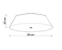 Deckenspot VEGA 60 Schwarz - 5x E27 Fassung - max. 5x60W - exkl. LED's