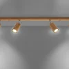 Deckenspot ZEKE 6 Eiche - 6x GU10 Fassung - max. 6x40W - exkl. LED's