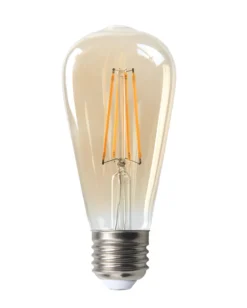 Dimmbare E27 LED Lampe - Fadenlampe - ST64 - 4W - 2200K Extra Warmweiß