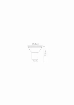 Dimmbarer LED-Spot GU10 PAR16 - Weiß - 4,9W 355Lm - DTW 2200K-2700K Dim To Warm | UGR15 - Dimtone Dimmbar - CRI95 Beste Farbwiedergabe - Ersetzt 30W