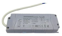 Dimmbarer LED Trafo - Triac / Phasenanschnitt - für 36W/40W LED Panels - 30-42V 900mA