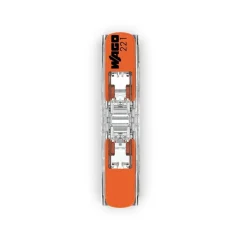 Durchgangsklemme transparent 1-polig - 0,2 bis 4mm Drähte - 60 Stück