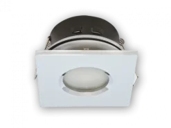 Einbaurahmen - Chrom - Sägegröße - 73mm - exkl. LED Spot