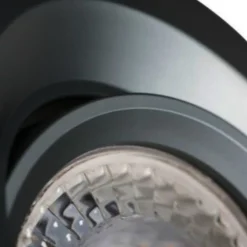 Einbaurahmen Colie Mattschwarz - Sägegröße 75mm - vertieft - exkl. LED Spot