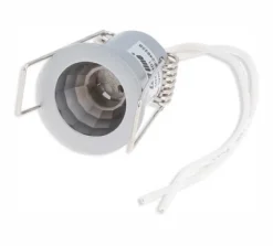Einbaurahmen für G4 LED-Lampen - 29 mm - Außengröße 31 mm - Silber Alu - rund - IP20