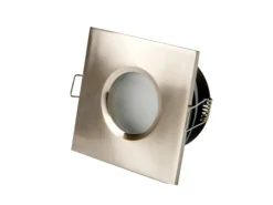 Einbaurahmen - Satin Nickel - Sägegröße - 73mm - exkl. LED Spot